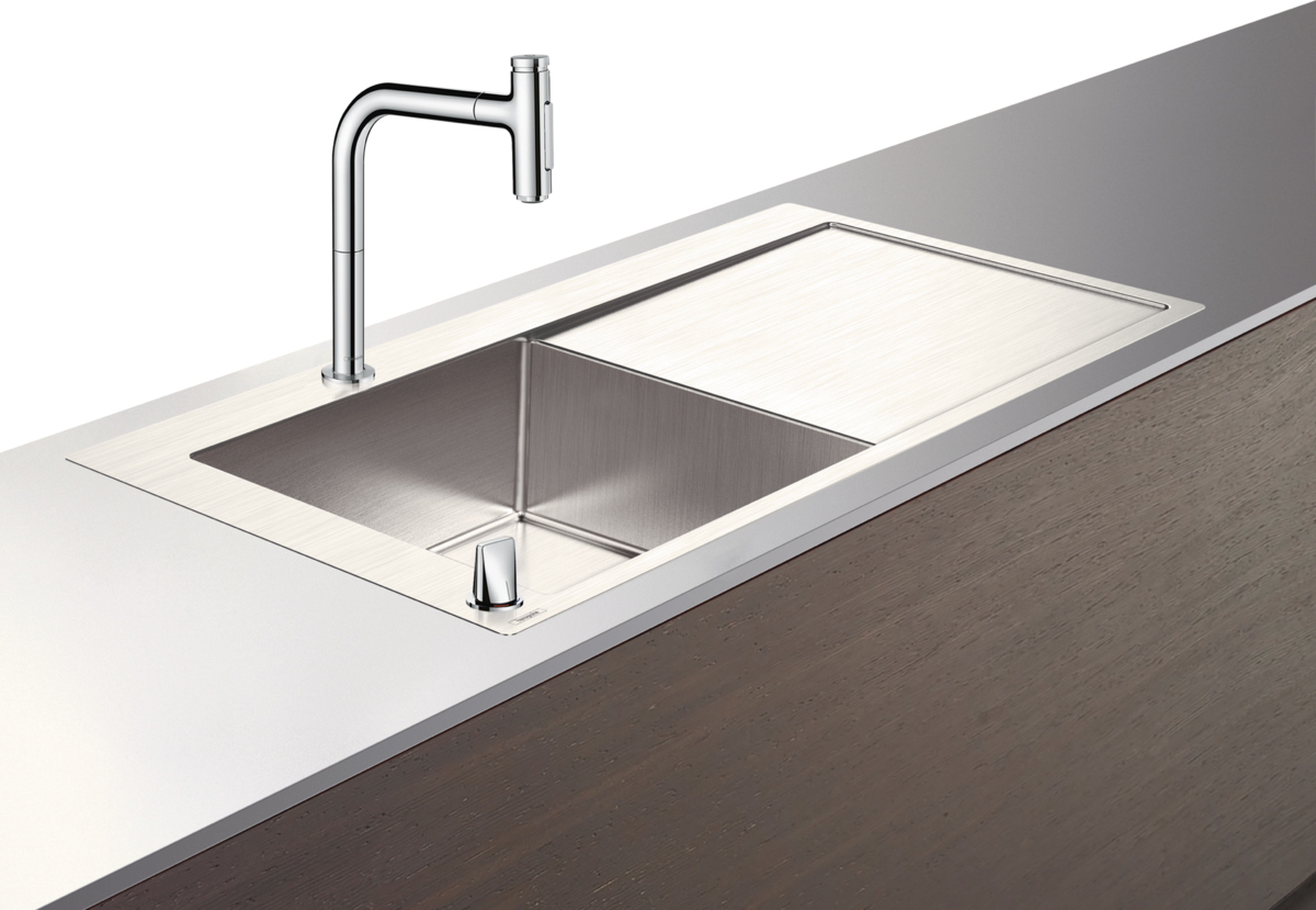 Hansgrohe C71-F450-12 Eviye Kombinasyonu Sağ Damlalıklı 43230000 